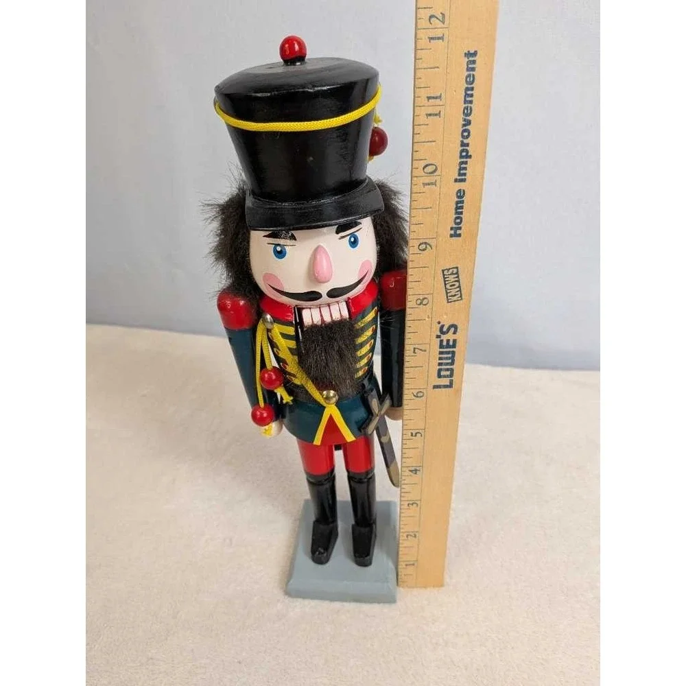Kurt S. Adler Old‎ World Wooden Nutcracker Hand-Crafted Soldier Holiday Decor